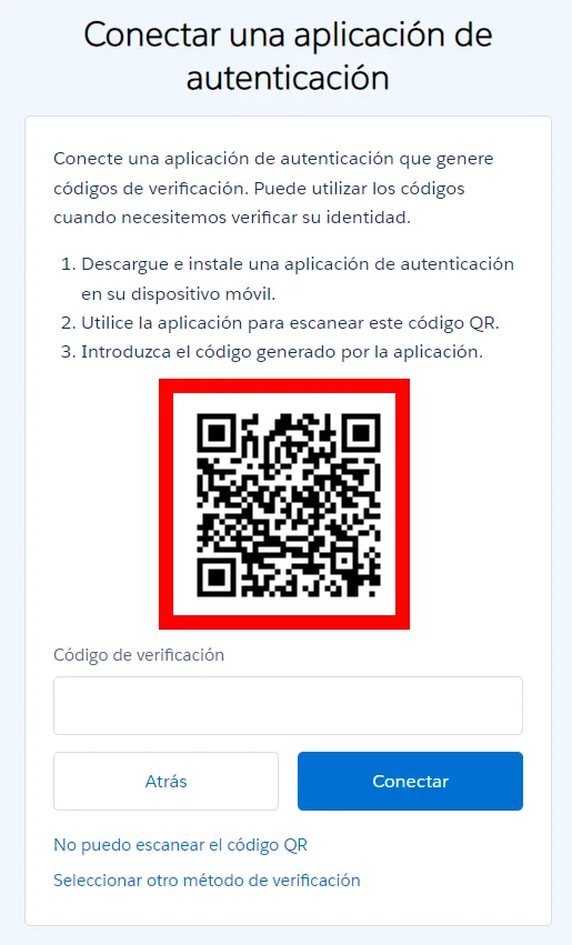 Escanea desde tu teléfono móvil el código QR