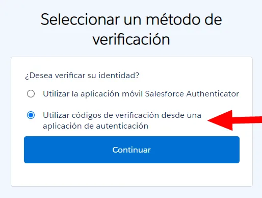 Utilizar códigos de verificación desde una aplicación de autenticación