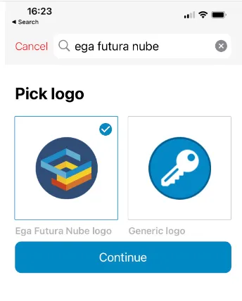 Logo de EGA Futura