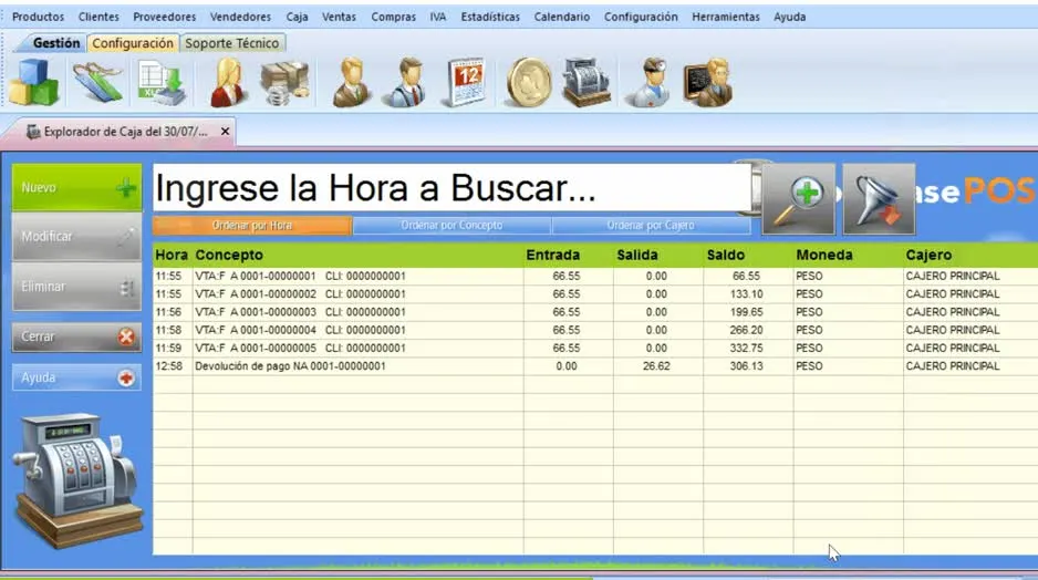 Completa los datos del movimiento de dinero
