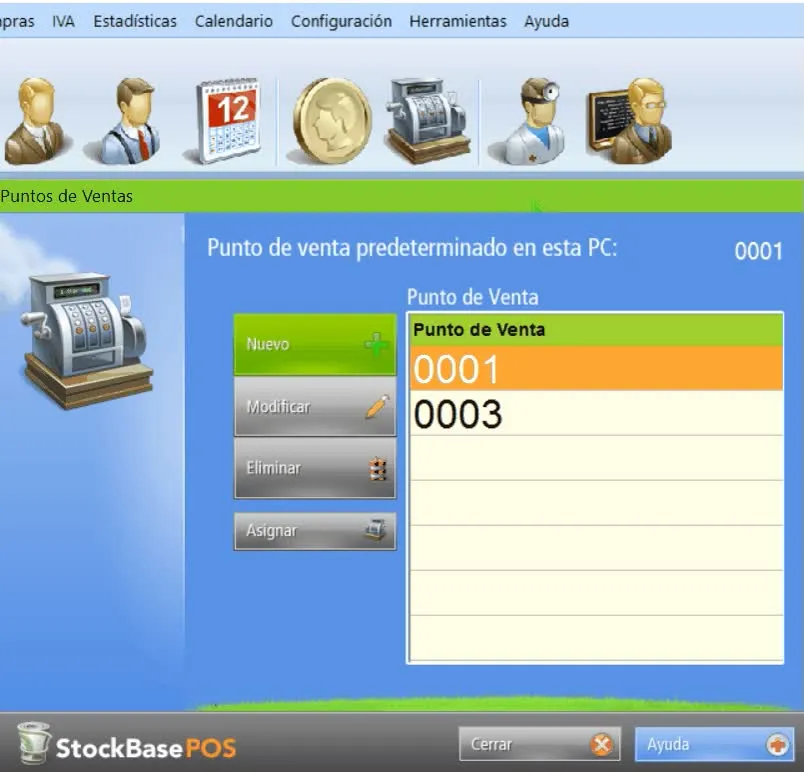 Configuración de Puntos de Venta