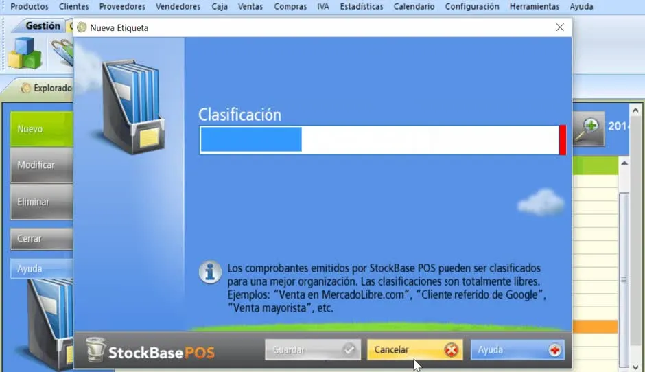 Nueva clasificación ventas