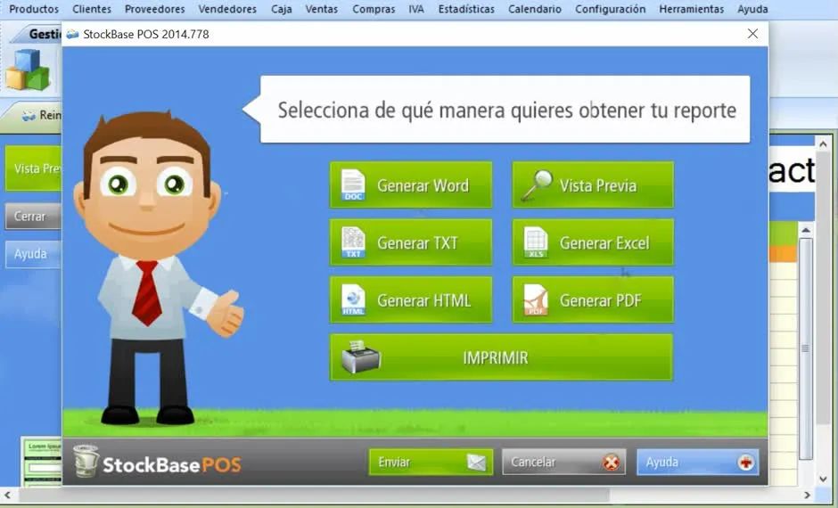 formatos re impresión de comprobantes