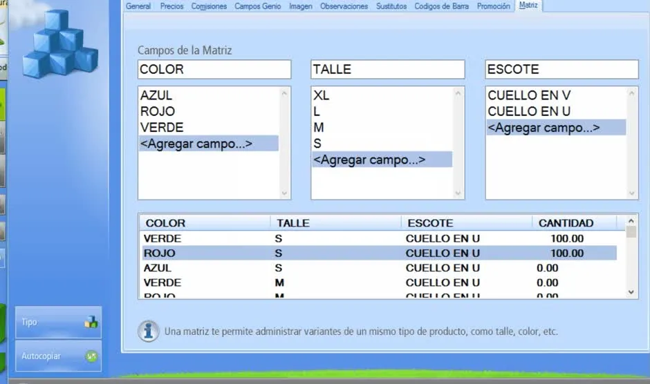 Agrega las cantidades de cada combinación