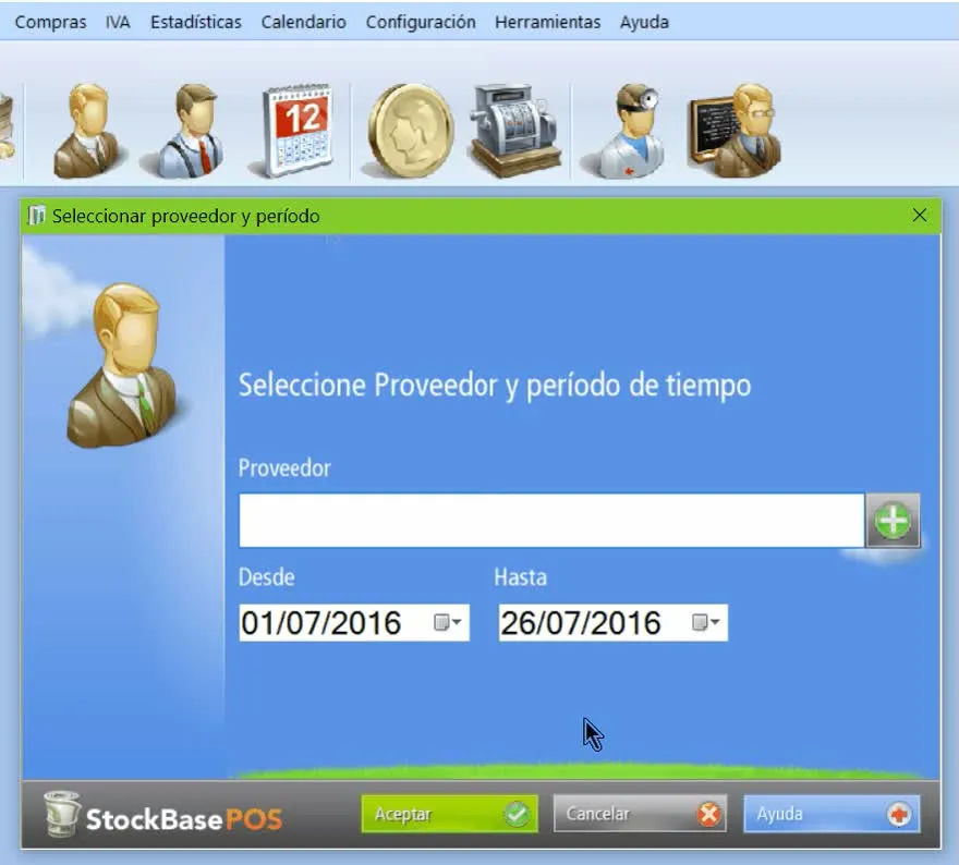 Listado de compras por proveedor: