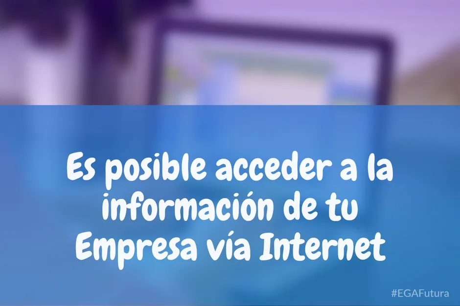 Es posible acceder a la información de tu Empresa vía Internet