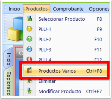Selecciona Productos Varios