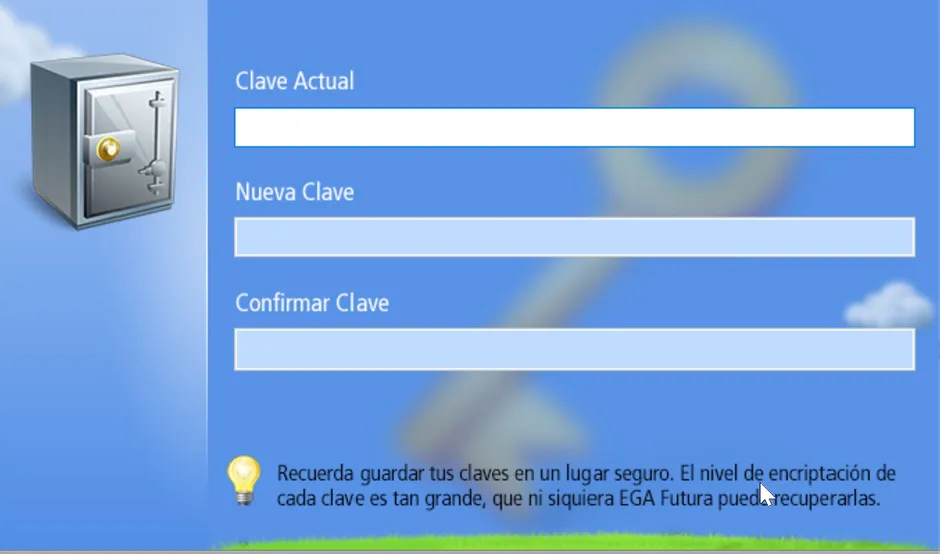 Ventana Clave de supervisor de comisiones