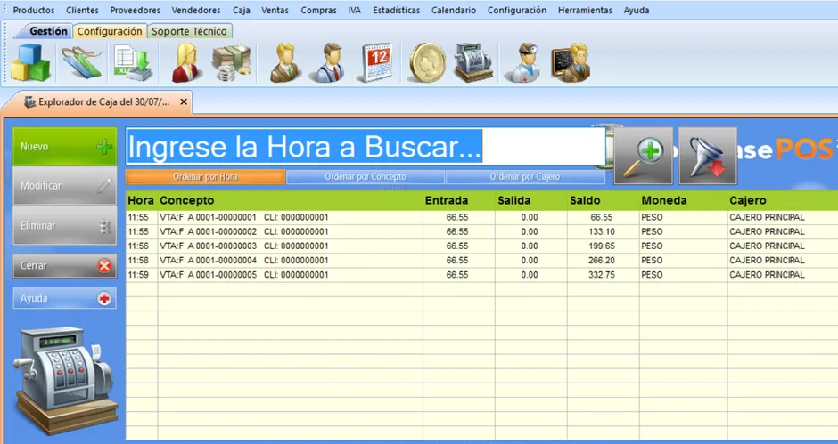 Explorador de caja
