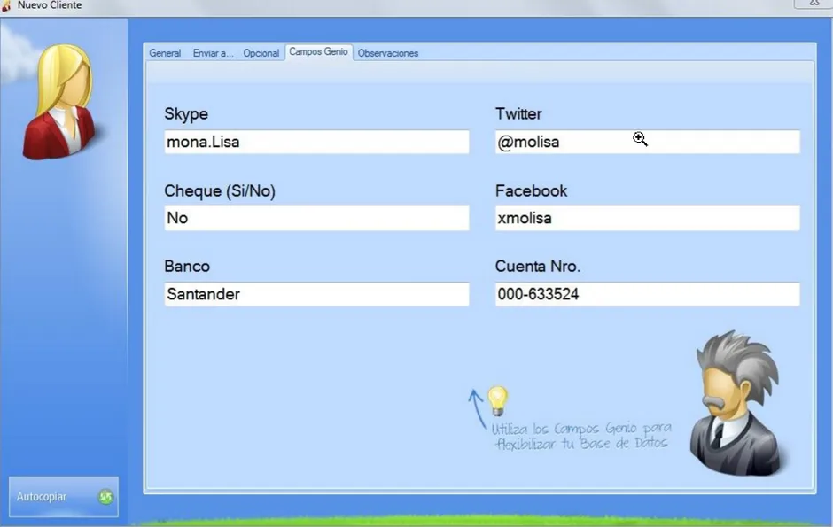 Campos genio software gestion