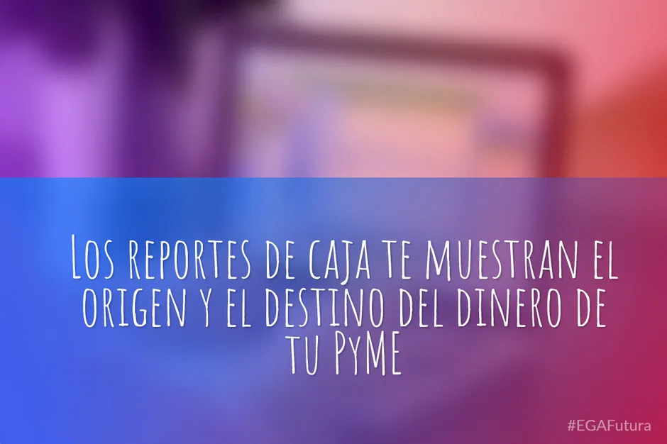 Los reportes de caja te muestran el origen y el destino del dinero de tu PyME