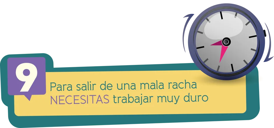 Para ganar necesitas trabajar duro