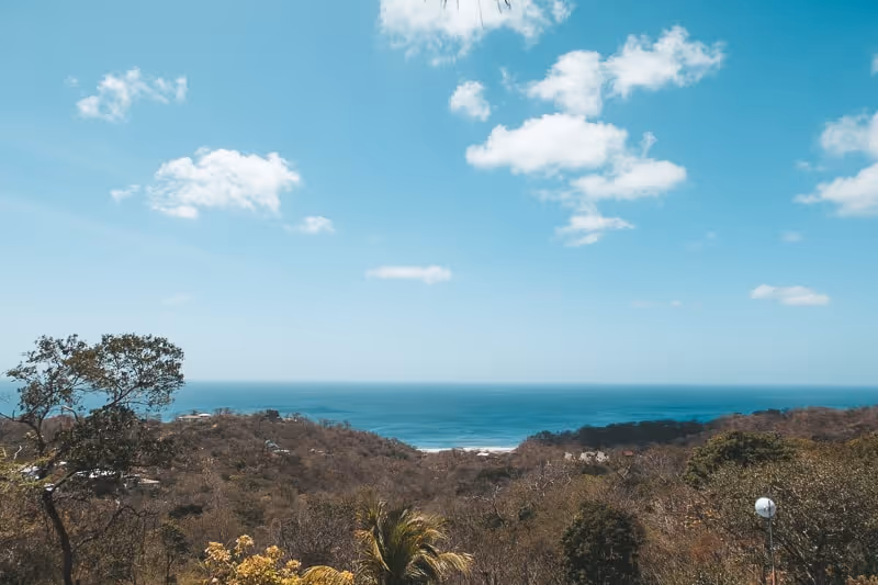 yoga views at rapture surf camp 