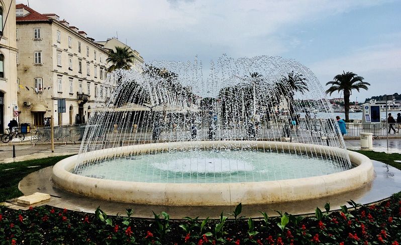 fountain in split