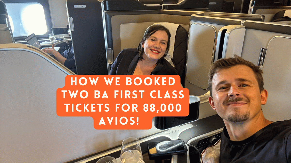how we booked first class with Avios