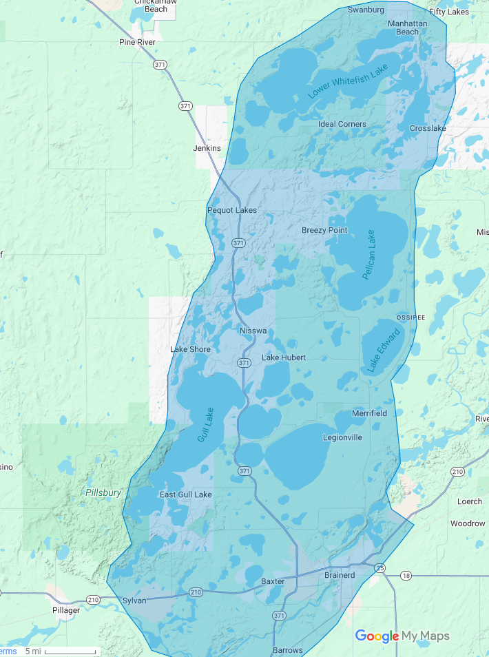 JLC Service Area for Summer Services