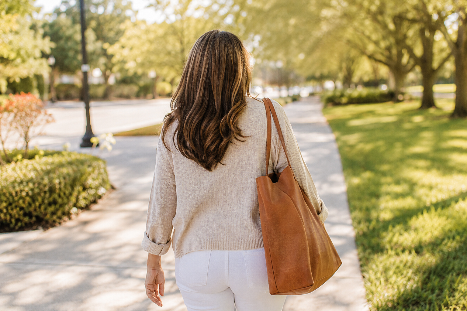 Woman traveling to Crowley Louisiana for cosmetic surgery consultation