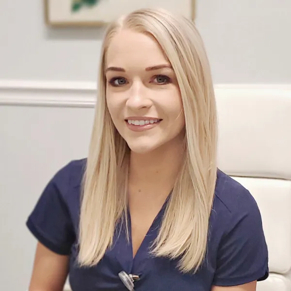 Kylie Hebert, medical aesthetician at Acadia Women's Health in Crowley, Louisiana