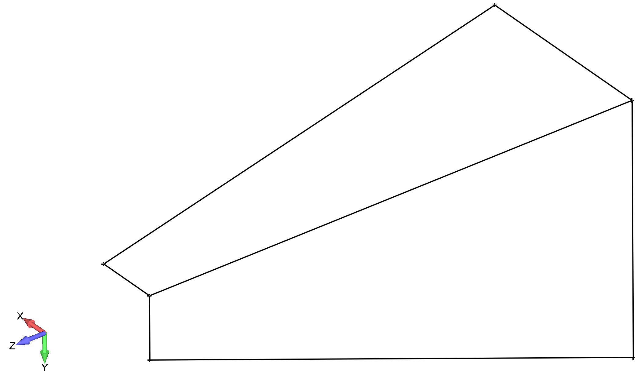 Femap каркас кронштейна