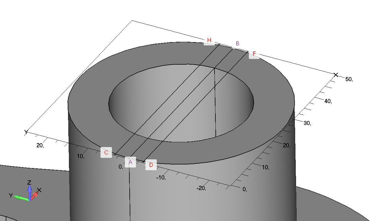 Femap NX NAstran ‍Построение эскиза и определение граничной поверхности для создания углубления в бобышке