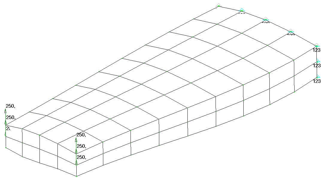 Femap NX Nastran режимы отображения модели Hidden Line