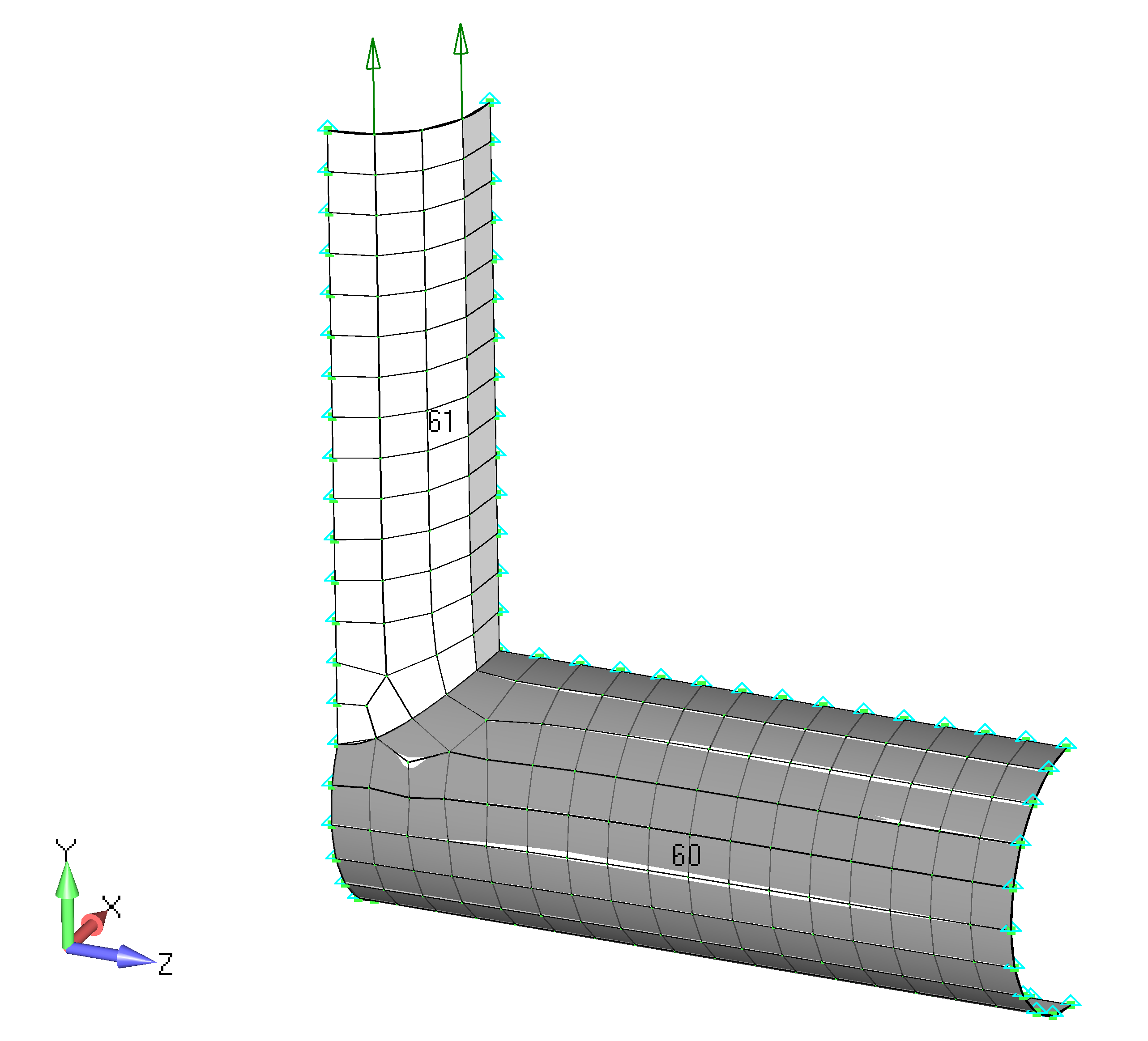 Femap NX Nastran Постобработка результатов анализа