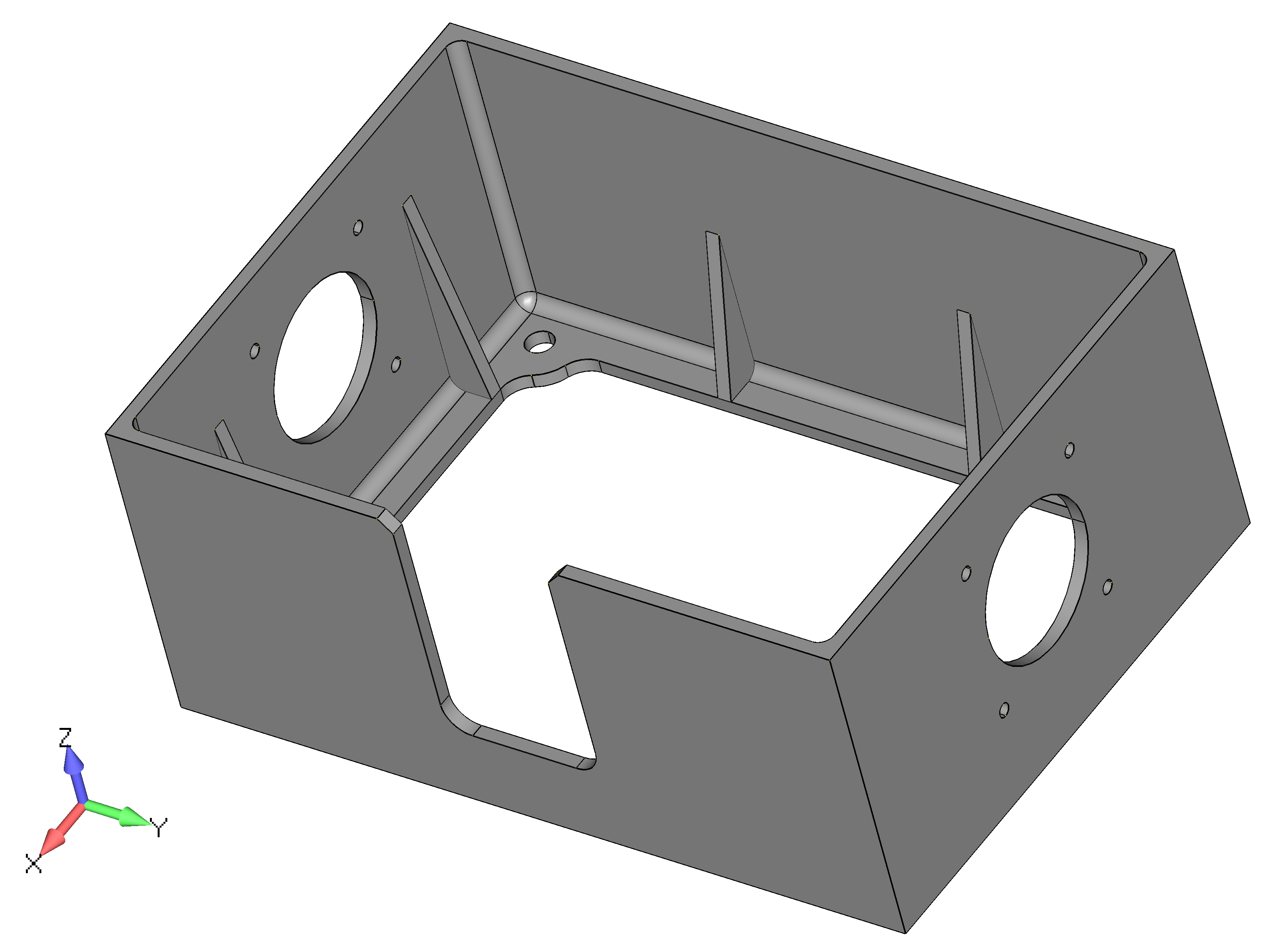 femap 12, nx nastran, cae, cadis, кадис  пластинчатая модель корпуса