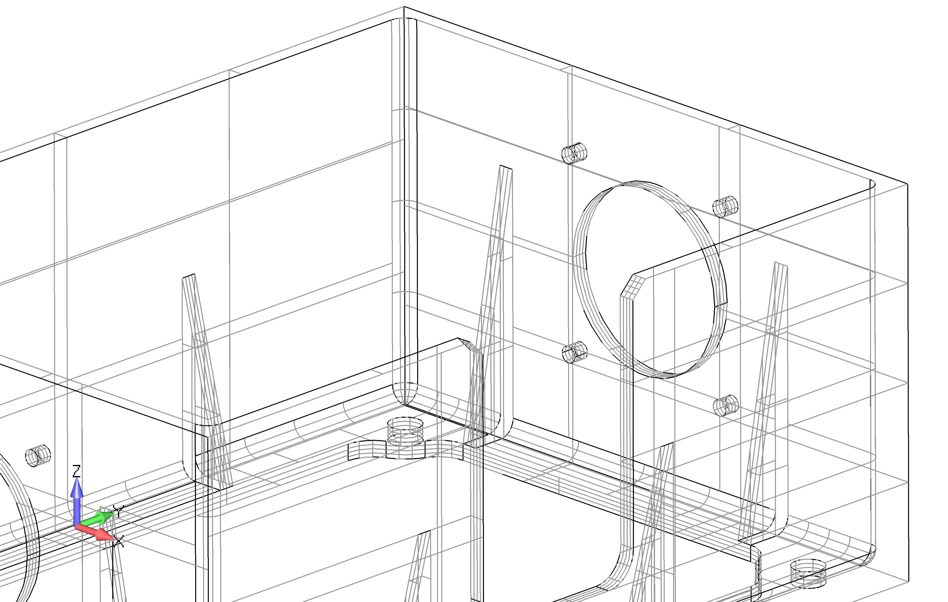 Femap 12 NX Nastran автоматическое построение серединных поверхностей