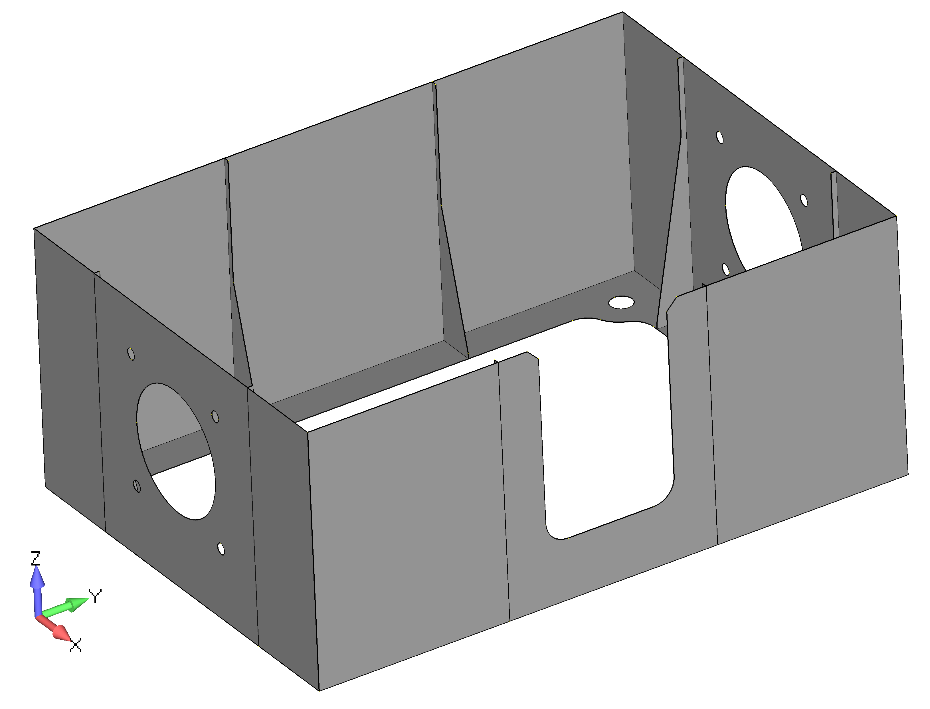 Femap 12 NX Nastran удаление исходной геометрии