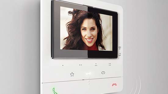 Exemplarische Darstellung der Video-Gegensprechanlage