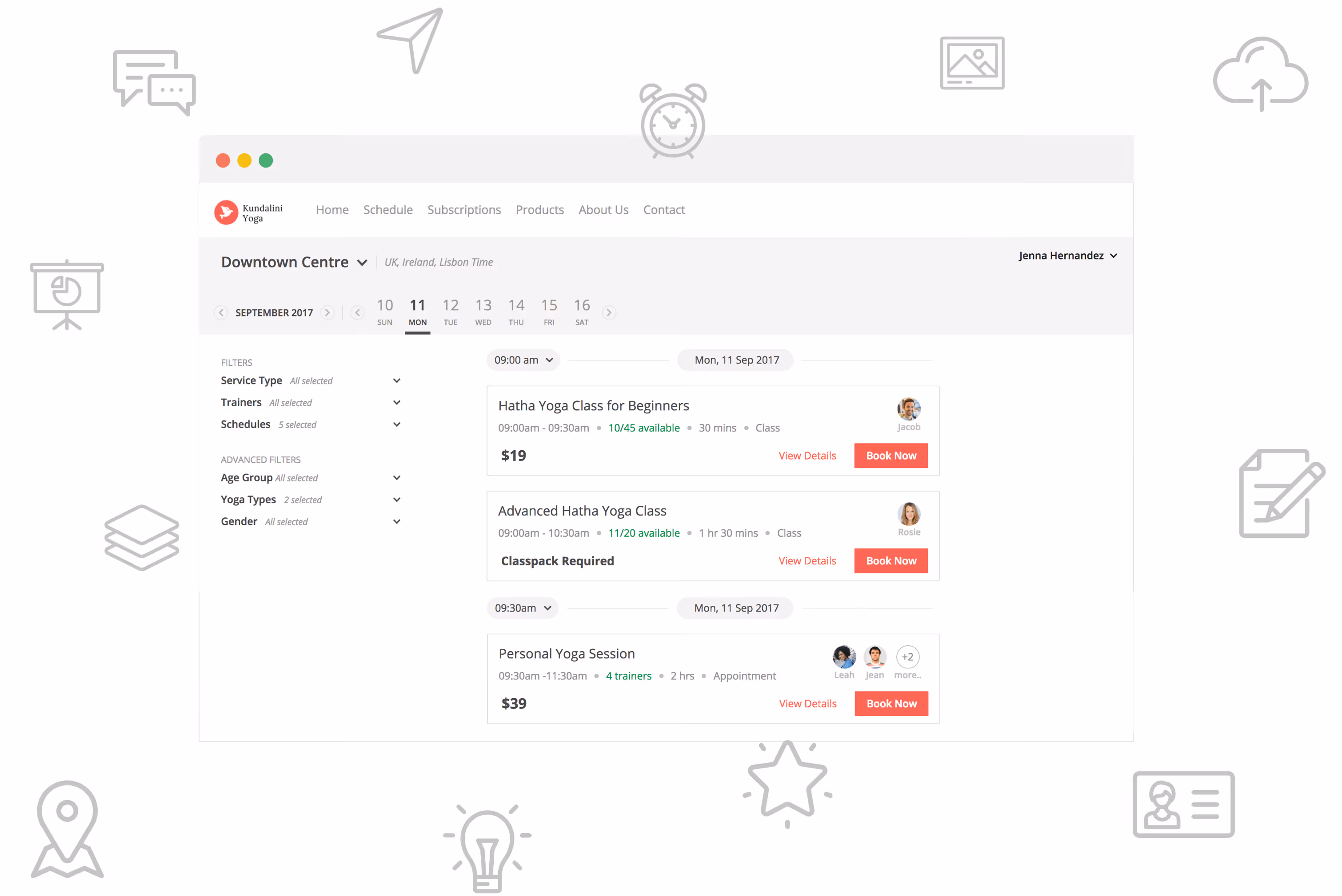 Omnify_Client-ScheduleStripe integration with Omnify facilitates seamless payment and scheduling experience