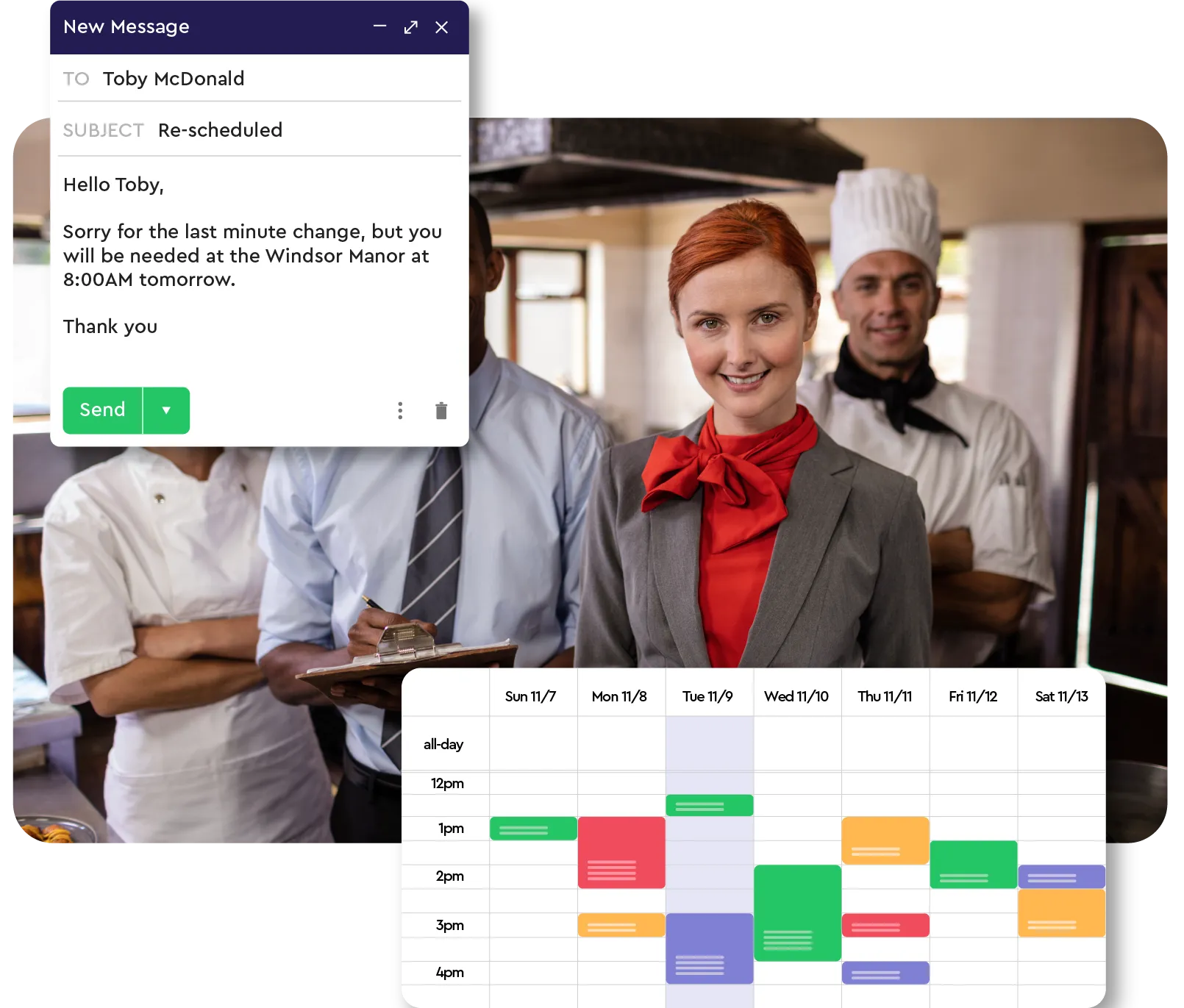 No matter as many locations your business runs from, Omnify helps in multi-location scheduling across time zones