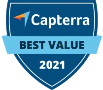 Omnify wins Capterra Best Value 2021 badge 