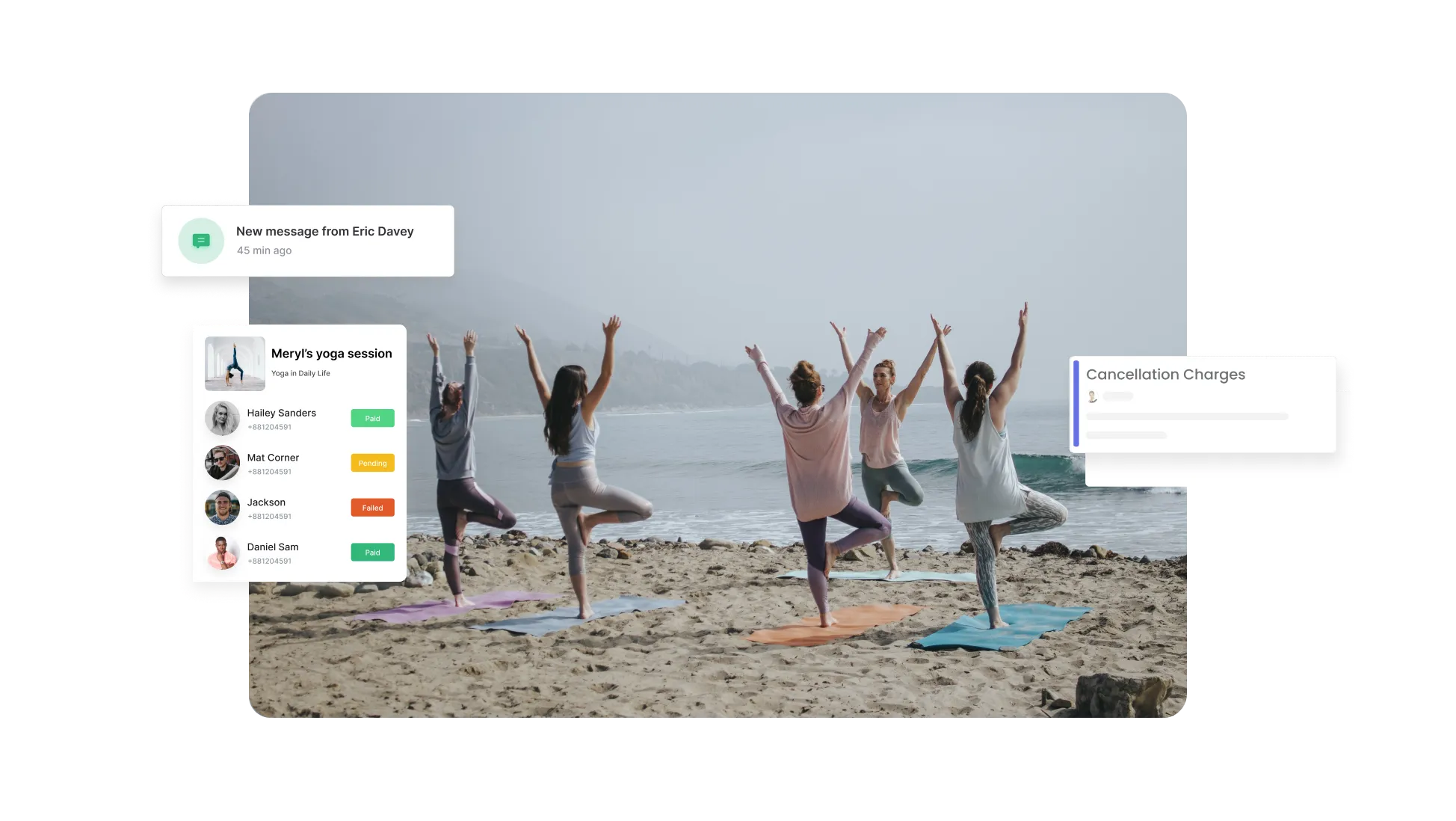 Manage upcoming events in your health clubs, fitness centre etc.. with user friendly single platform promoting community engagement