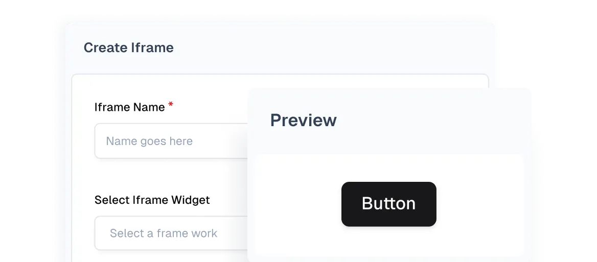 Quickly add widgets to your website without any coding skills
