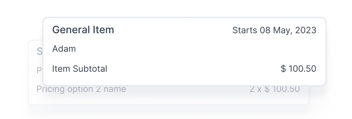 Allows adding multiple services and products to a single order for seamless, all-in-one booking.