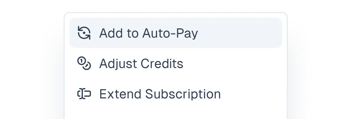 Manage all of your subscription plans and bookings