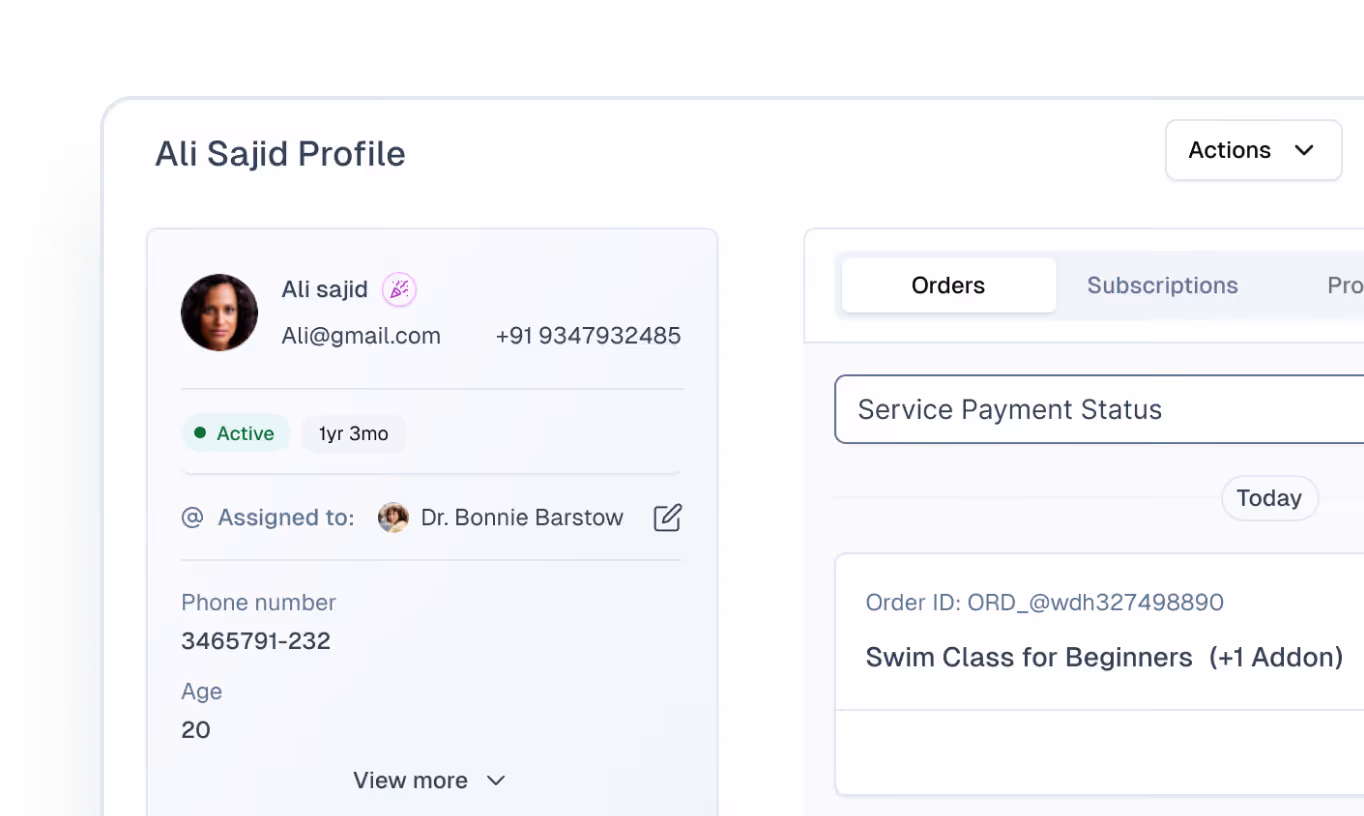Manage your clients profile easily with Omnify 