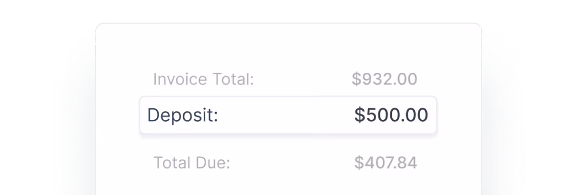 Allow Partial Payments for Parties during booking.