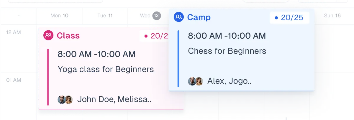 Omnify camp management software