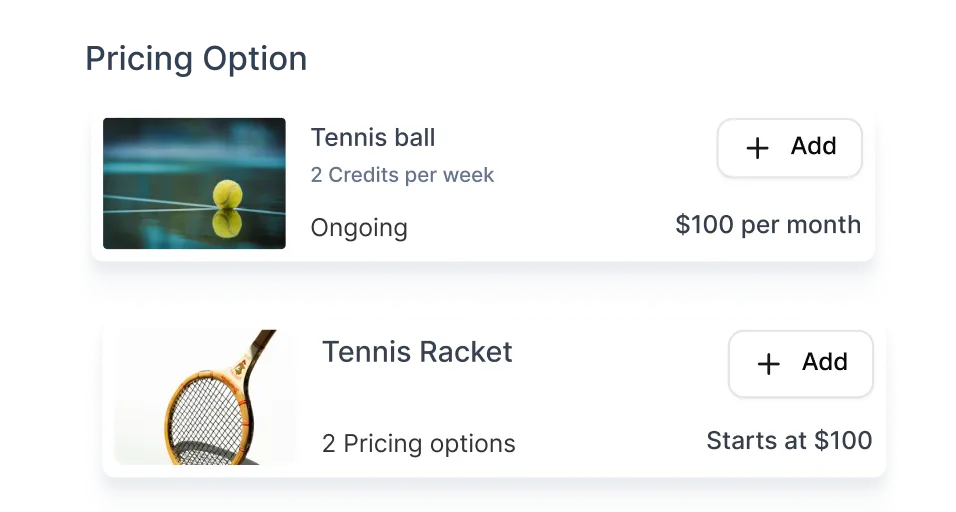 Provide pricing options to your camps 