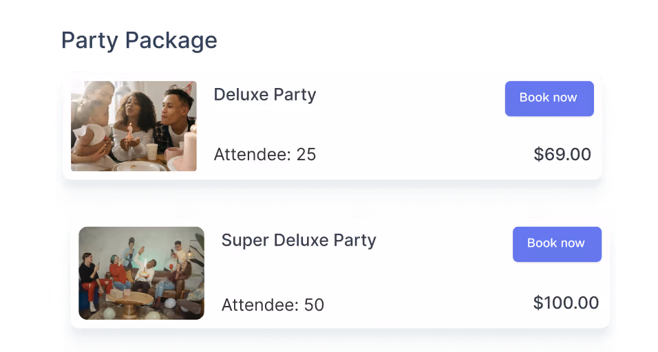 Create, sell and manage your parties with Omnify party management software 