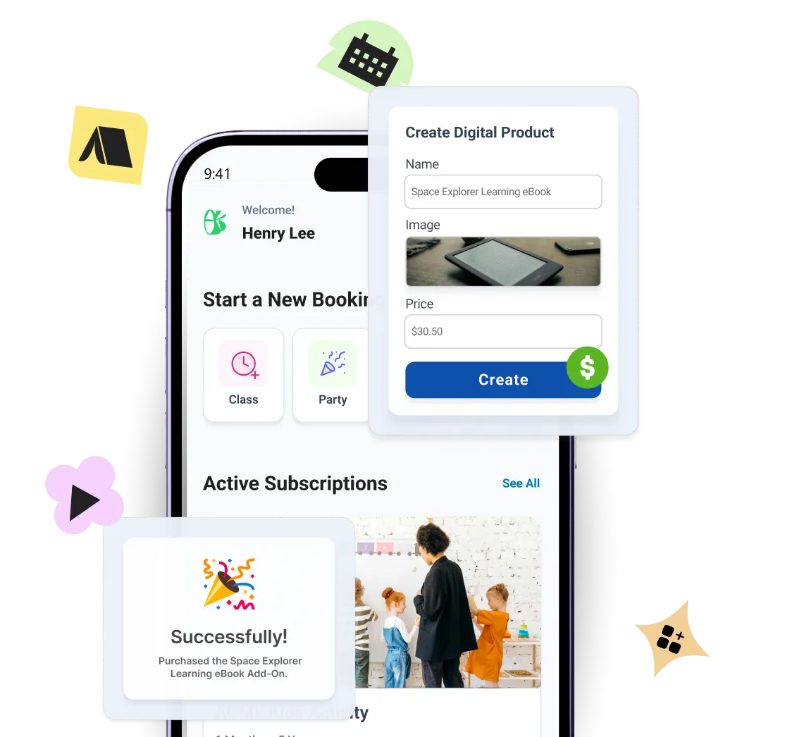 Manage your kids' activity center easily with Omnify 