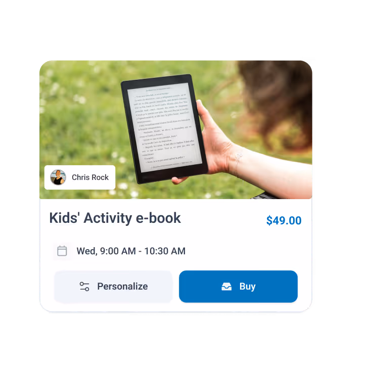Provide gift card coupons that's easier for your clients to buy 