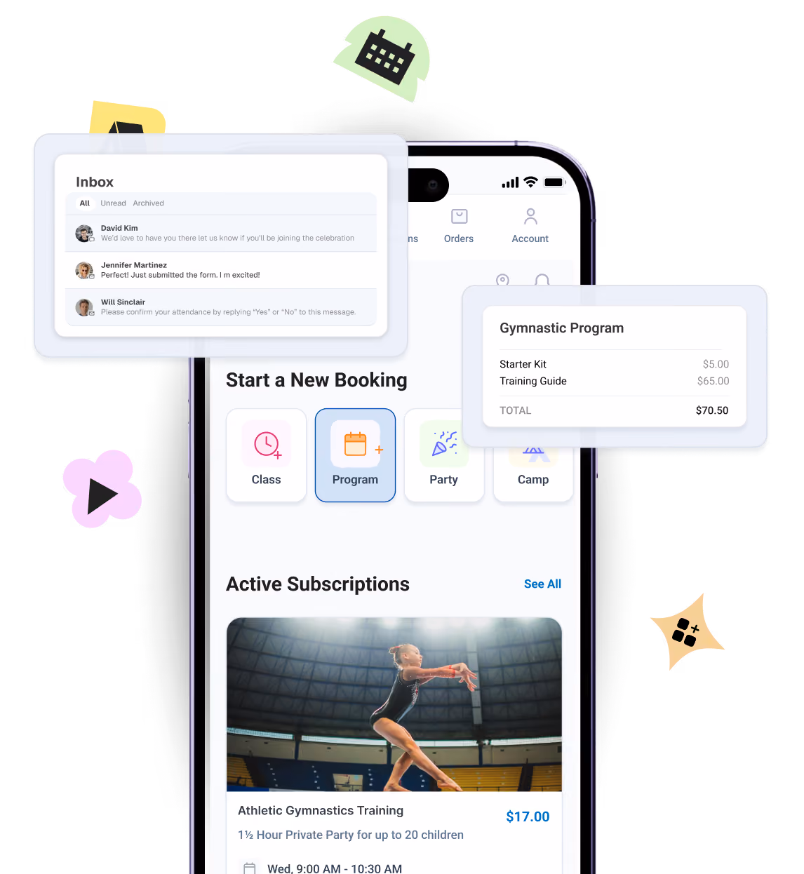 Sell your camps easily with Omnify Kids' activity software