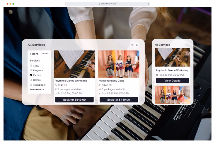 create, sell and manage your camps with Omnify camp management software
