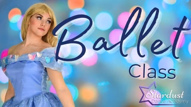 A Children's Ballet Class taught by Miss Hannah & Cinderella! Learn ballet to Disney piano music.