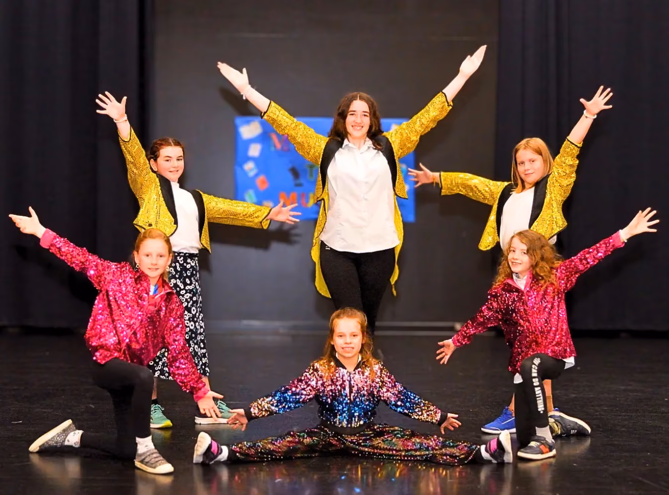 Children exploring different dance styles at Stardust Dance Academy in Cambridge