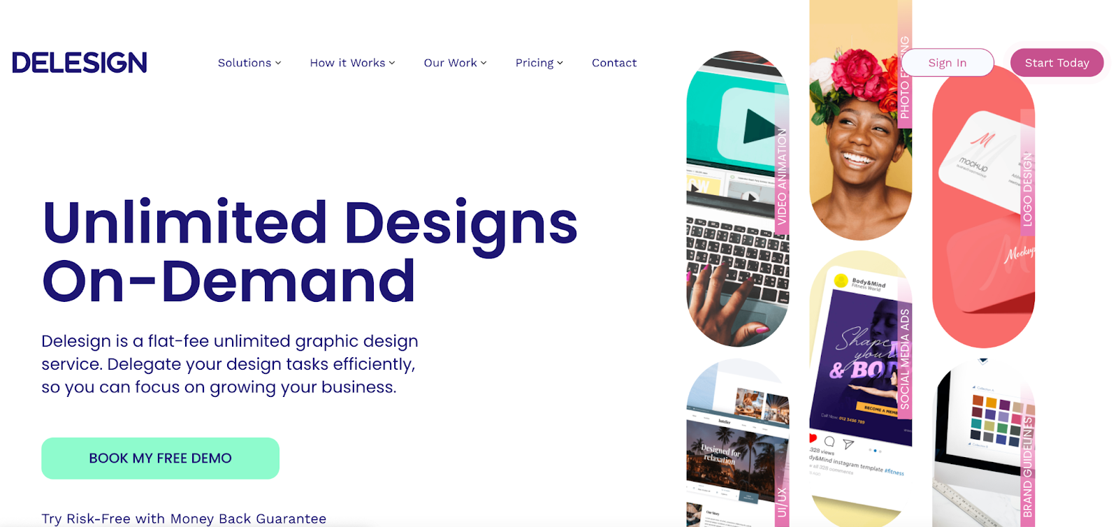 Delesign is one of the best content marketing tools used by content marketers to create content that saves time and imparts expertise.