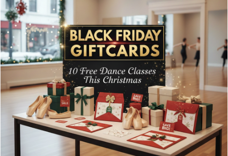 Black friday gift cards for kids dance classes